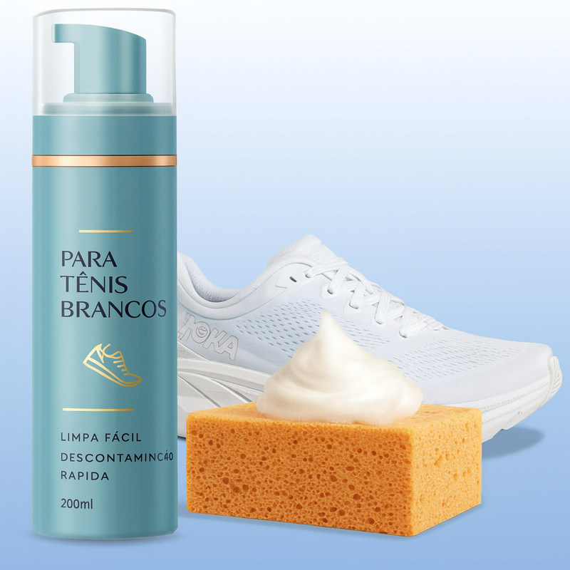 TeniX™: seus tênis limpos em 60 segundos — sem água, sem bagunça, sem esperar secar