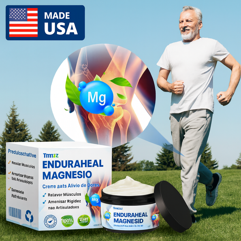 EnduraHeal® – Creme de Magnésio com Arnica e Cúrcuma para Conforto Imediato