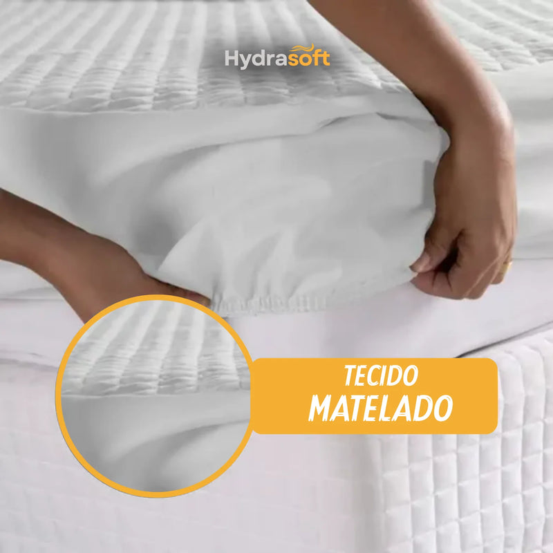 Hydra Soft |COMPRE 1 LEVE 3|  - Jogo de Cama Impermeável Premium - Capa + 2 Fronhas