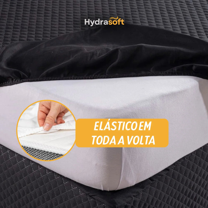Hydra Soft |COMPRE 1 LEVE 3|  - Jogo de Cama Impermeável Premium - Capa + 2 Fronhas